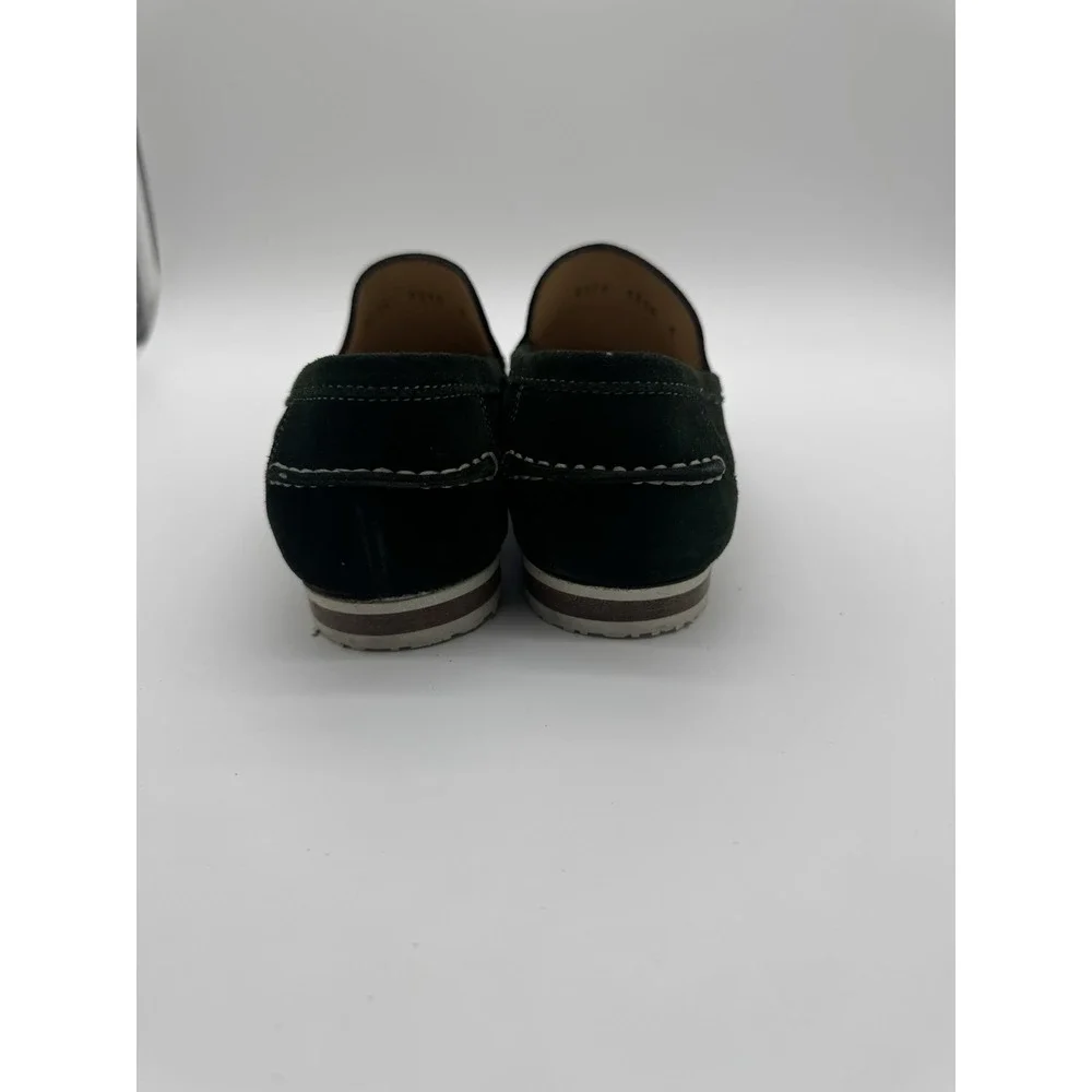 Dolce & Gabbana Green Suede Loafers Mens Size 7 US Made In Italy Luxury Slip‎ On